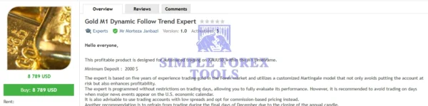 Gold M1 Dynamic Follow Trend Expert MT4 MQL5 Review simple forex tools