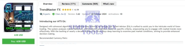 TrendMaster FX MT5 EA MQL5 Review-simple-forex-tools